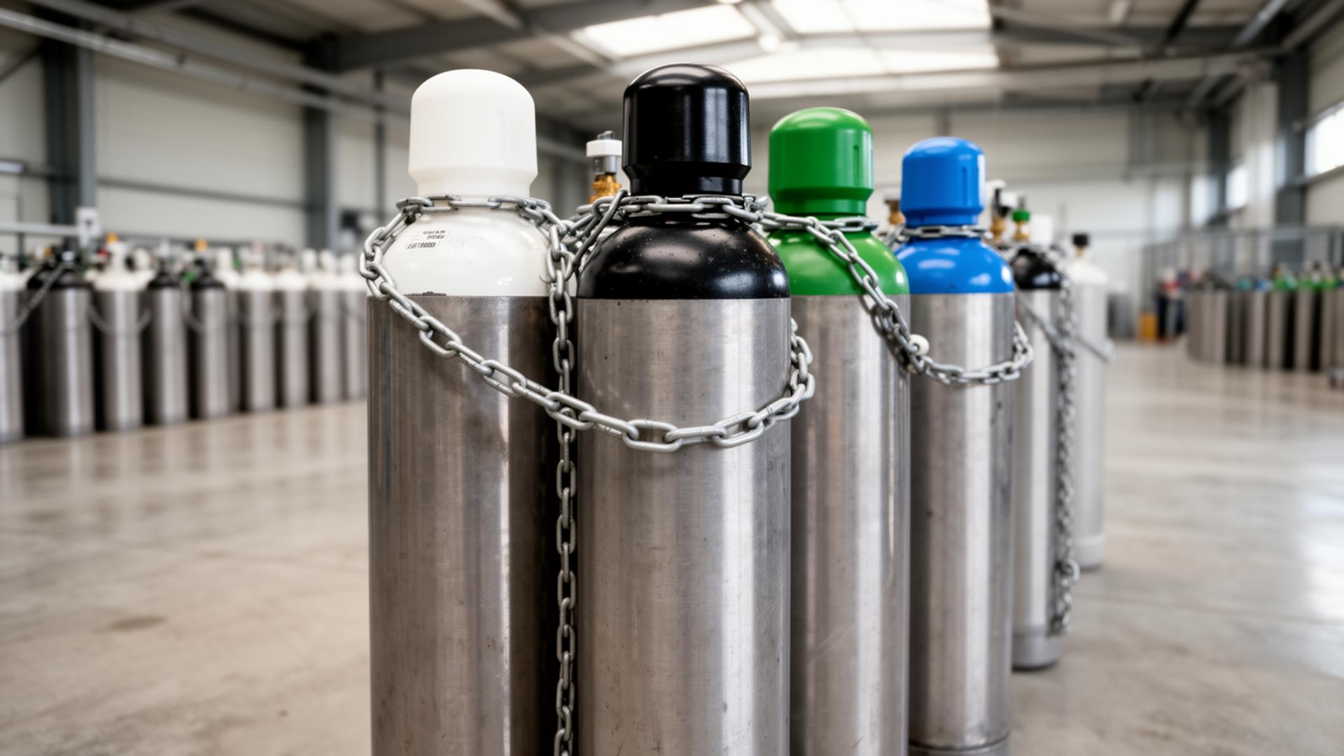 Cilindros de gases industriais e medicinais OXIBRASIL