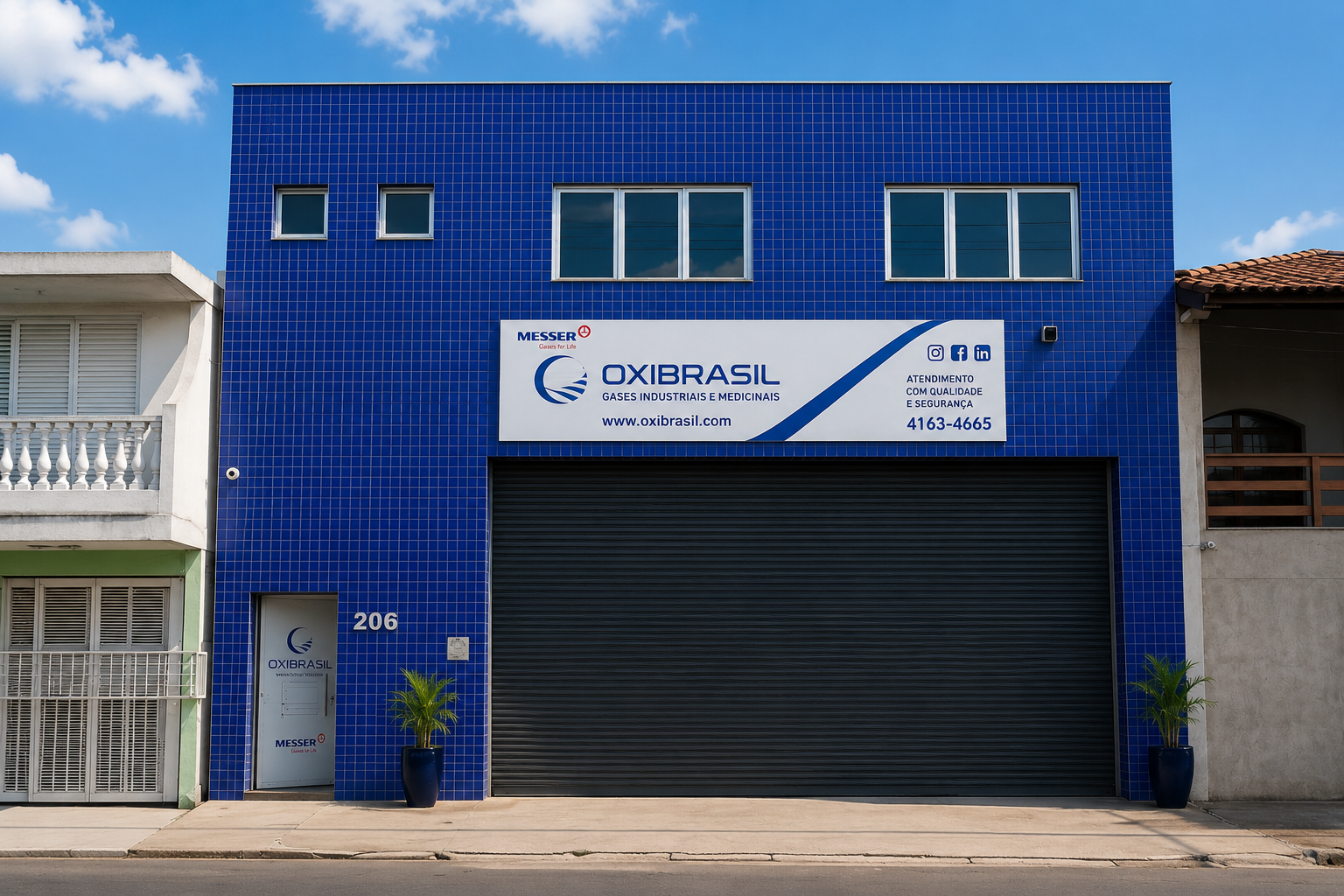 Sede da OXIBRASIL em Barueri — fachada institucional